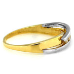 Pierścionek Eternity z cyrkoniami 4.6mm