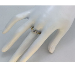 Pierścionek Eternity z cyrkoniami 4.6mm
