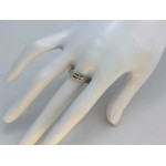 Pierścionek Eternity z cyrkoniami 4.6mm