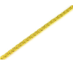 Złota bransoletka dmuchana 4mm