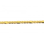 Złota bransoletka łańcuszkowa, 19/21 cm