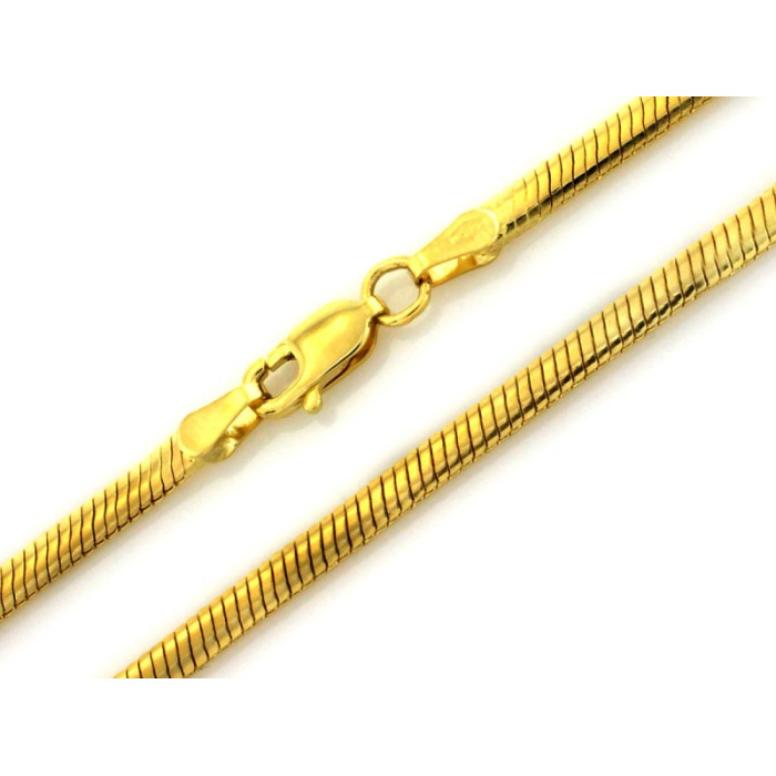 Złoty łańcuszek, dmuchane żółte złoto