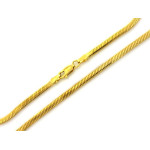 Złoty łańcuszek, dmuchane żółte złoto