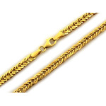 Złoty łańcuszek elementowy, 45 cm, na prezent