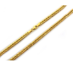 Złoty łańcuszek elementowy, 45 cm, na prezent