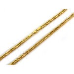 Złoty łańcuszek elementowy, 45 cm, na prezent