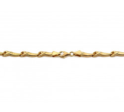 Złoty komplet naszyjnik i bransoletka, prezent do ślubu