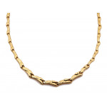 Złoty komplet naszyjnik + bransoletka, 585/14k