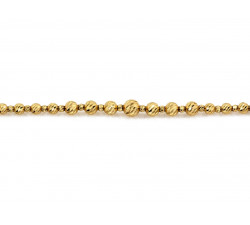 Złoty naszyjnik 45 cm, próba 585/14k, elegancki design
