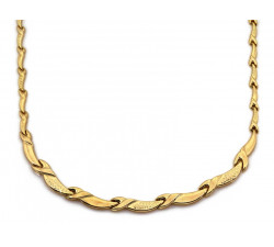 Złoty komplet naszyjnik i bransoletka 585