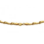 Złoty komplet naszyjnik i bransoletka 585