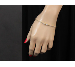 Złoty komplet z naszyjnikiem i bransoletką