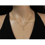 Złoty komplet z naszyjnikiem i bransoletką