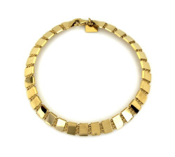 Złota bransoletka 585, 6.8mm szerokości