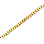 Złota bransoletka 585, 6.8mm szerokości