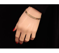 Złota bransoletka 585, 6.8mm szerokości