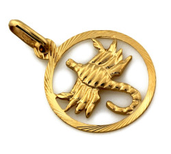 Złota przywieszka zodiak dla kobiety