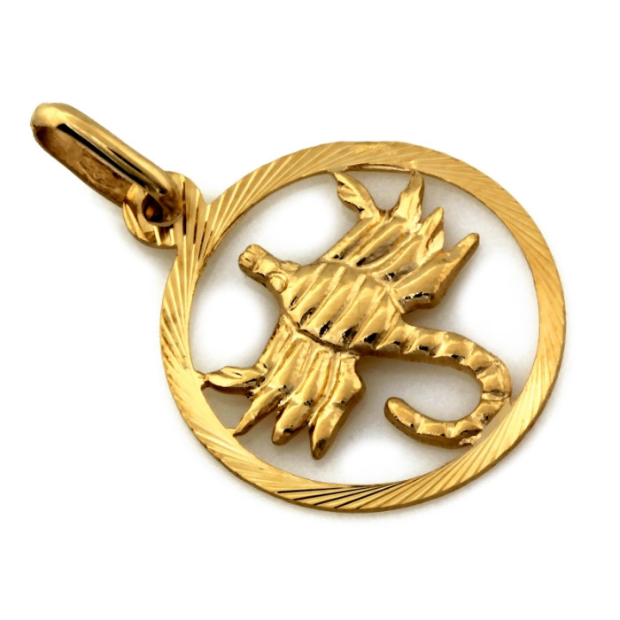 Złota przywieszka zodiak dla kobiety