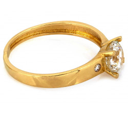Złoty pierścionek 585 - delikatna elegancja