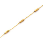 Złota bransoletka celebrytka 375, 19 cm