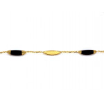 Złoty naszyjnik 585, 48 cm, 7.65g-7.76g