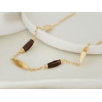 Złoty naszyjnik 585, 48 cm, 7.65g-7.76g