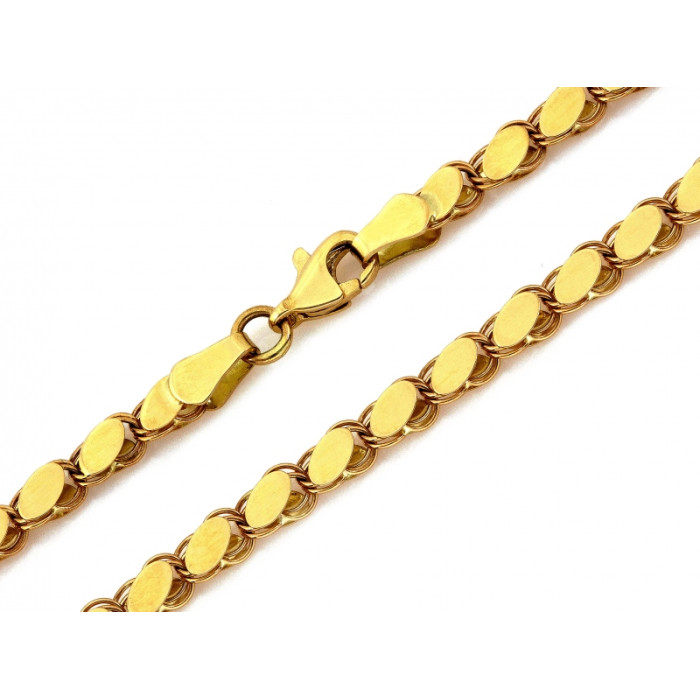 Złoty łańcuszek 585 o długości 45-50cm dla kobiet