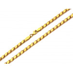 Złoty łańcuszek 585 o długości 45-50cm dla kobiet