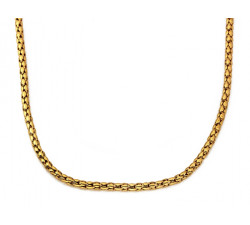 Złoty komplet naszyjnik i bransoletka popcorn