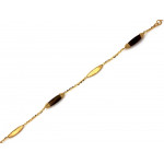 Złota bransoletka 585, 4mm, długość 21cm