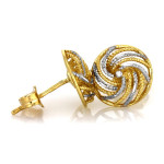 Złote kolczyki na prezent 585