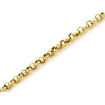 Bransoletka złota 585 modułowa z koluszek łańcuszkowa rolo s