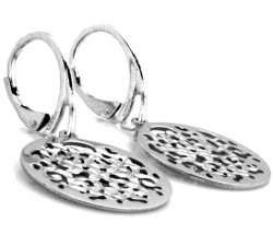 kolczyki 925 na biglu zamkniętym gładkie