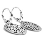 kolczyki 925 na biglu zamkniętym gładkie