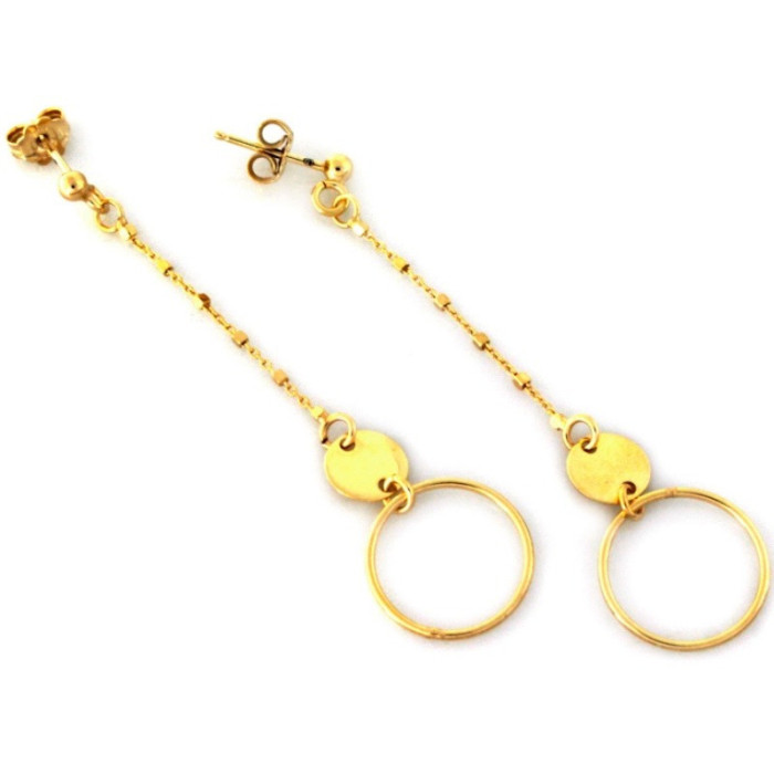 srebrne kolczyki na sztyfcie