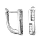 srebrne kolczyki angielskie