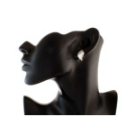 kolczyki srebro gładkie