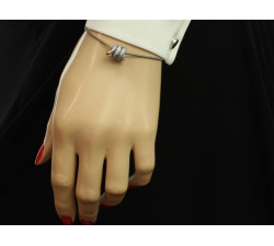 Srebrna zawieszka 925 WĄŻ Z CYRKONIAMI 3,30g