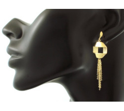 kolczyki z łańcuszkami na sztyft