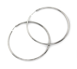 srebrne kolczyki koła