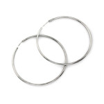 srebrne kolczyki koła