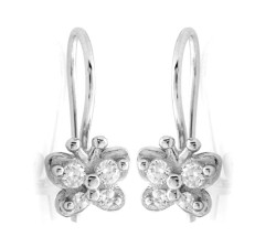 srebrne kolczyki na bigiel