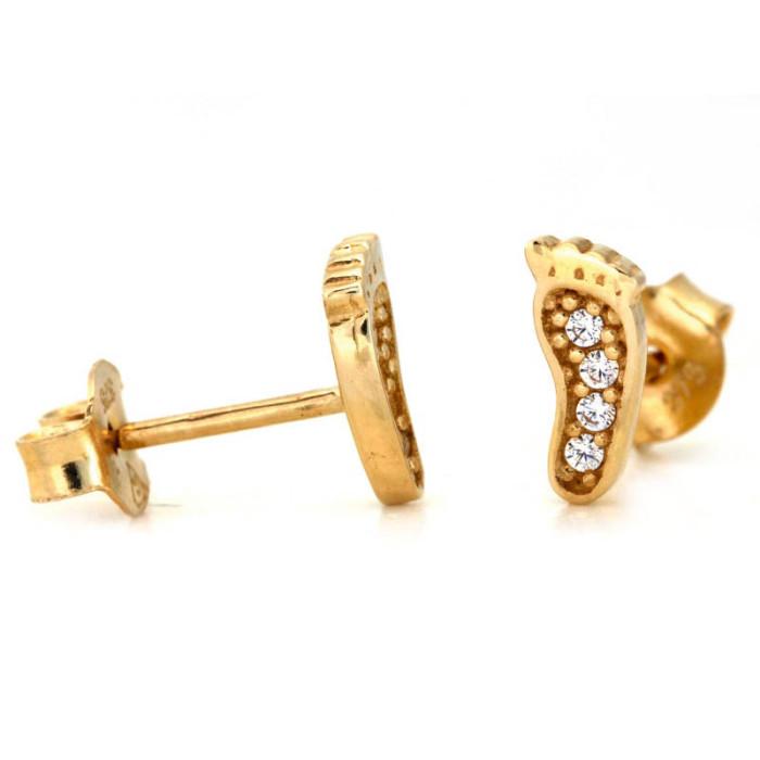 złote kolczyki 375 na sztyft