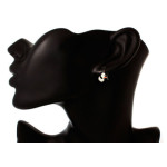 srebrne kolczyki na biglu