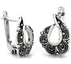 kolczyki 925 bez cyrkonii