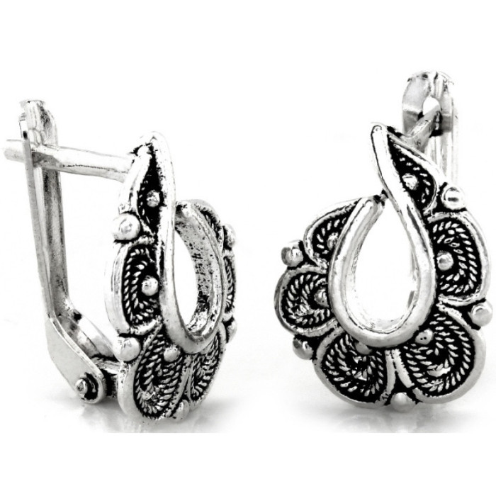 kolczyki 925 bez cyrkonii