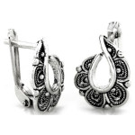 kolczyki 925 bez cyrkonii