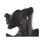 kolczyki srebro gładkie