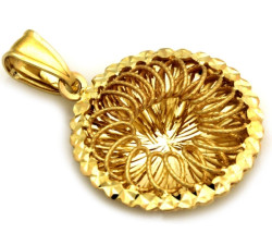 złota przywieszki bez cyrkonii