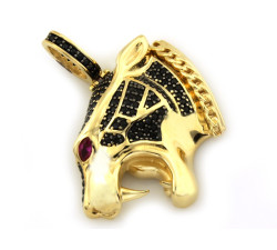 klasyczny złoty wisiorek